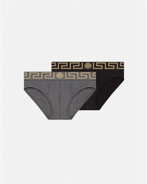 versace 2paxk|Versace men's border briefs.